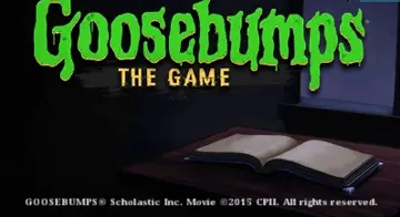 Goosebumps - The Game (USA) screen shot title